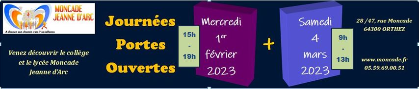 Bandeau avec horaires